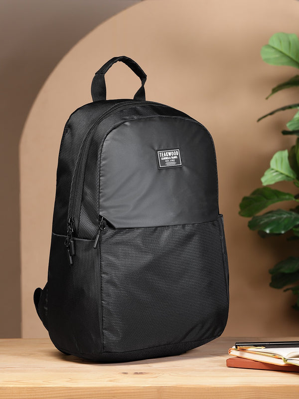 Teakwood Unisex Backpack with 15 inch Laptop Compartment & Water Resistance