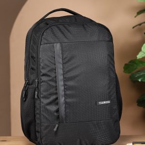 Teakwood Unisex Backpack with 15 inch Laptop Compartment & Water Resistance