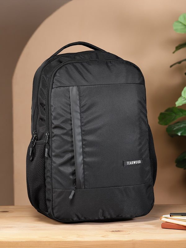 Teakwood Unisex Backpack with 15 inch Laptop Compartment & Water Resistance