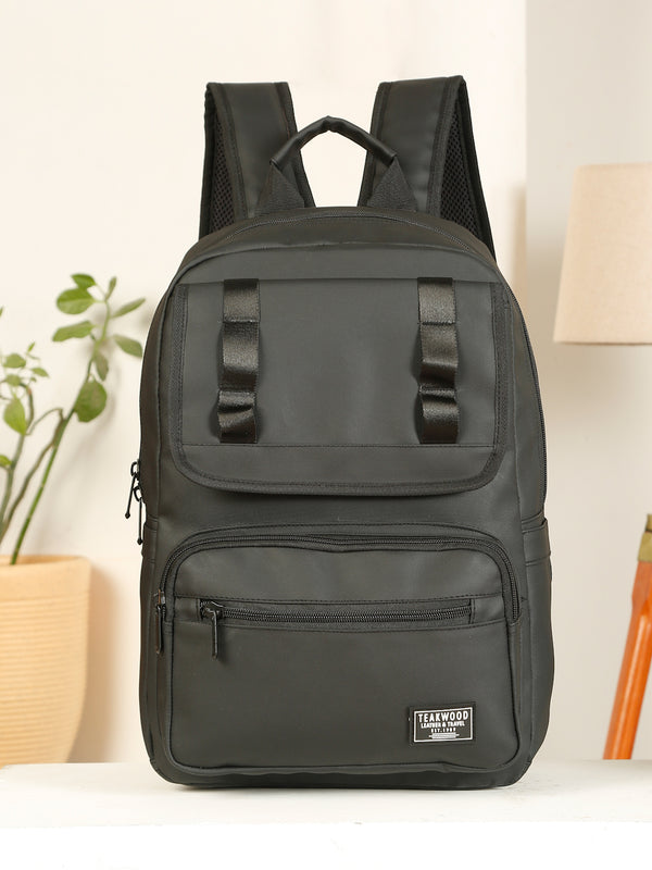 Teakwood Unisex Backpack with 15 inch Laptop Compartment & Water Resistance