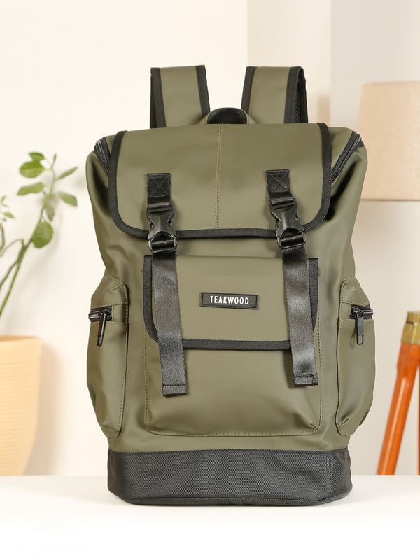 Unisex Solid Backpack with Laptop Size Up to 15 inch - Image 2