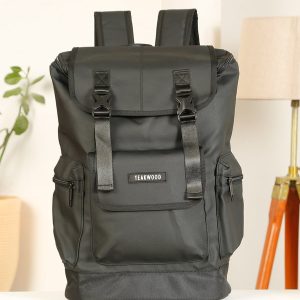 Unisex Solid Backpack with Laptop Size Up to 15 inch