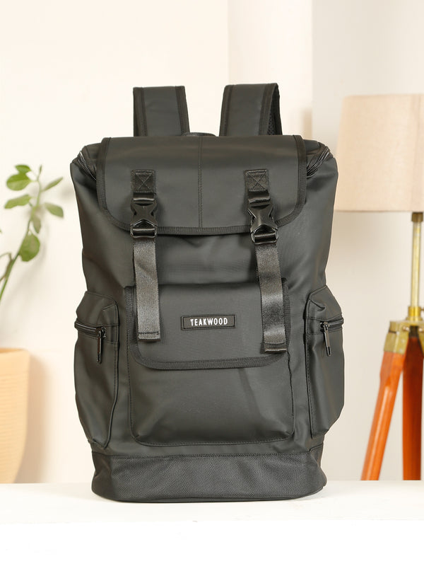 Unisex Solid Backpack with Laptop Size Up to 15 inch