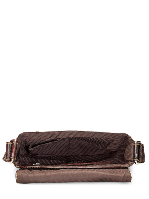 Teakwood Genuine Leather Unisex Bag - Image 4