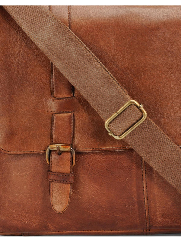 Teakwood Genuine Leather Unisex Bag - Image 5