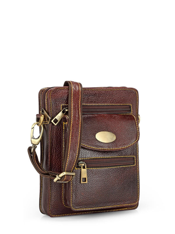 Teakwood Genuine Leather Unisex Bag - Image 3