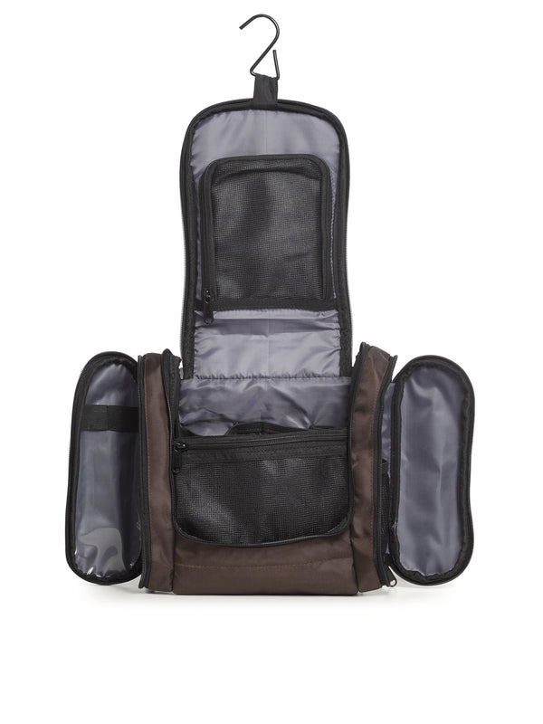 Teakwood Leathers Unisex Brown Solid Toiletry Kit - Image 4