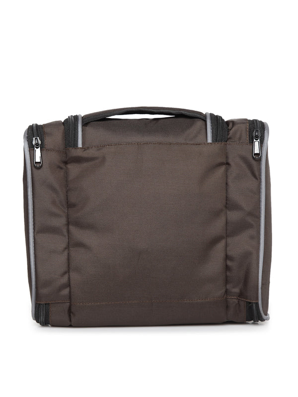 Teakwood Leathers Unisex Brown Solid Toiletry Kit - Image 3
