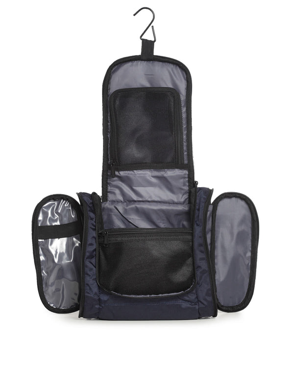 Teakwood Leathers Unisex Blue Solid Toiletry Kit - Image 5