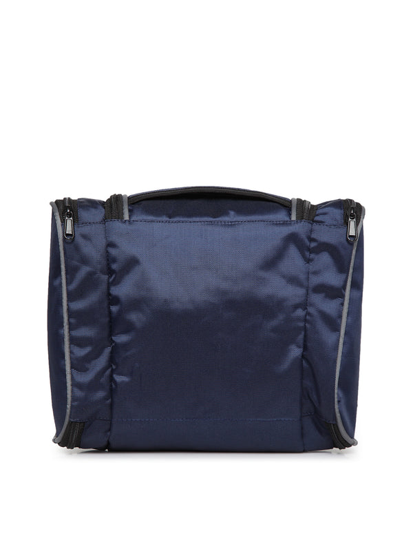 Teakwood Leathers Unisex Blue Solid Toiletry Kit - Image 3