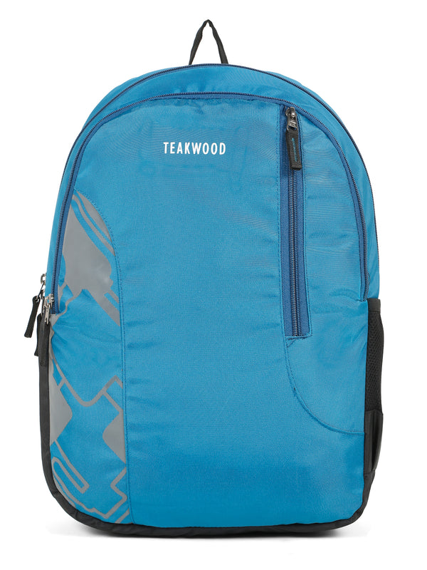 Teakwood Green Unisex Backpack with 15 inch Laptop Compartment & Water Resistance