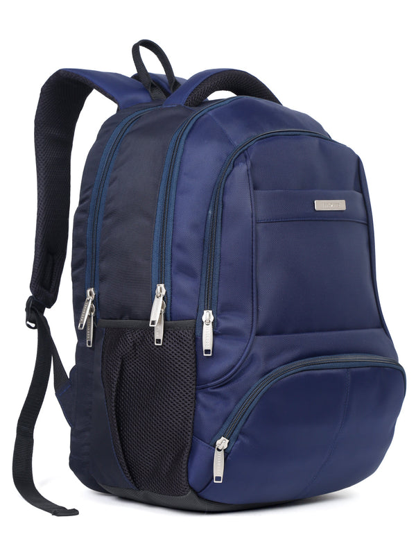 Teakwood Genuine Polyester Backpack - Navy Blue - Image 3