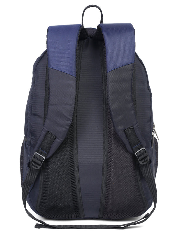 Teakwood Genuine Polyester Backpack - Navy Blue - Image 5