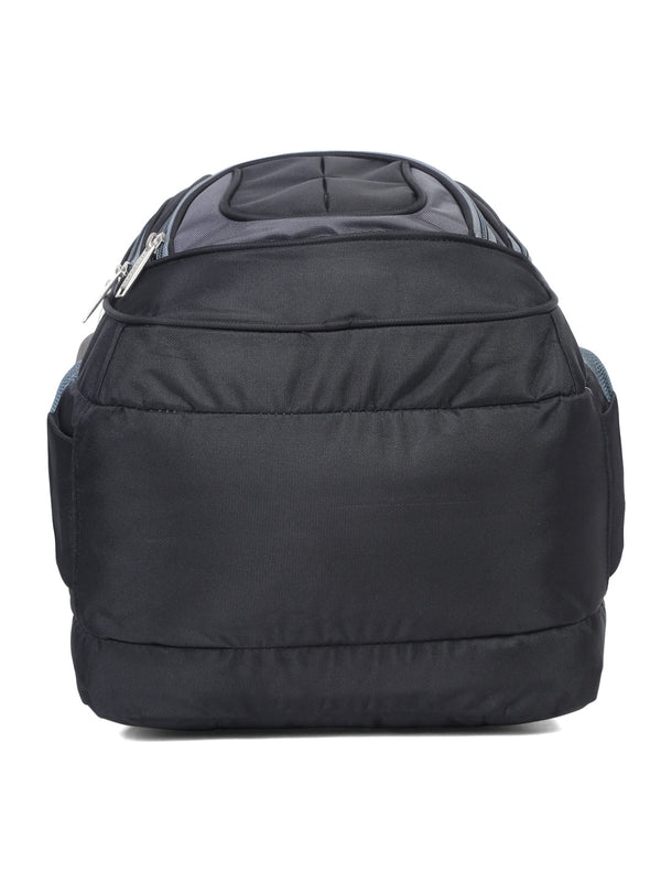 Teakwood Leather Unisex Solid Black 34L Medium Backpack - Image 5