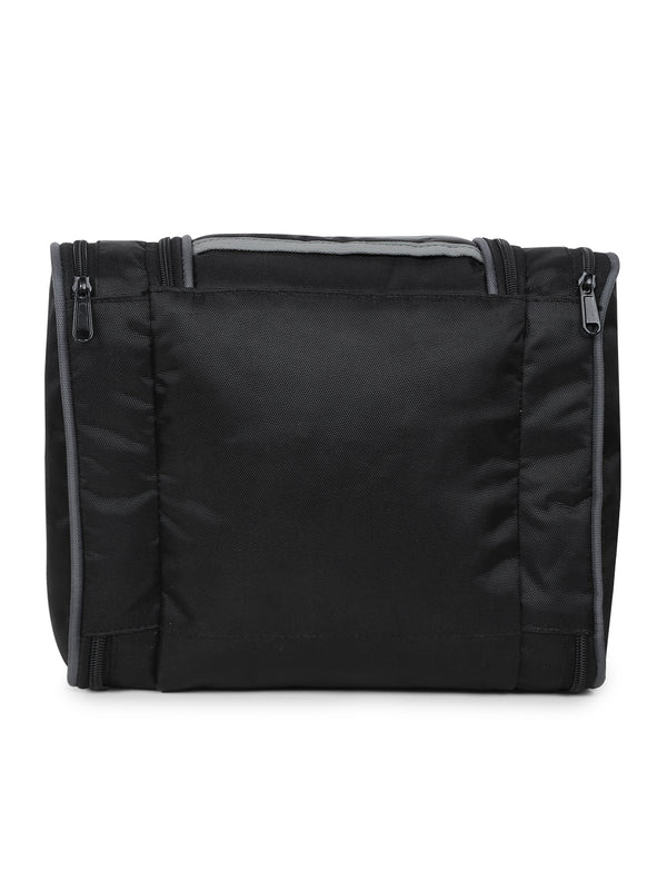 Teakwood Polyester Toiletry Kit Bag Black - Image 4