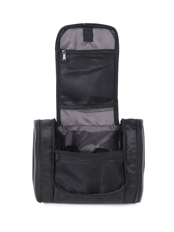 Teakwood Polyester Toiletry Kit Bag Black - Image 5