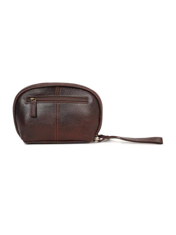 Unisex Leather Travel Toiletry Kit - Image 5