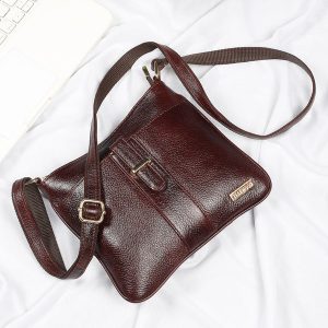 Teakwood Women's Solid Brown Sling Bag